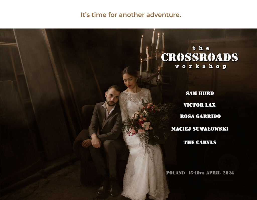 Crossroads wedding photography workshop